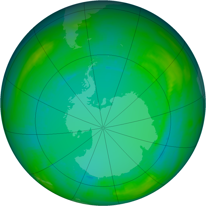 Ozone Map 1981-07-31